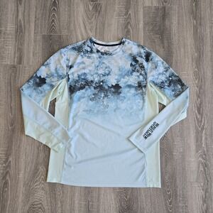 World Wide Sportsman  FishingLong Sleeved Crew Performance Blue Womans  ‎ Sz M